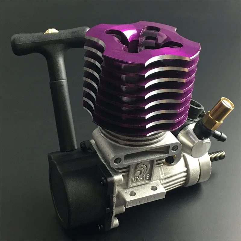 RC HSP 02060 Purple VX 18 Engine 2.74cc Pull Starter 1:10 Nitro Car Buggy EG630