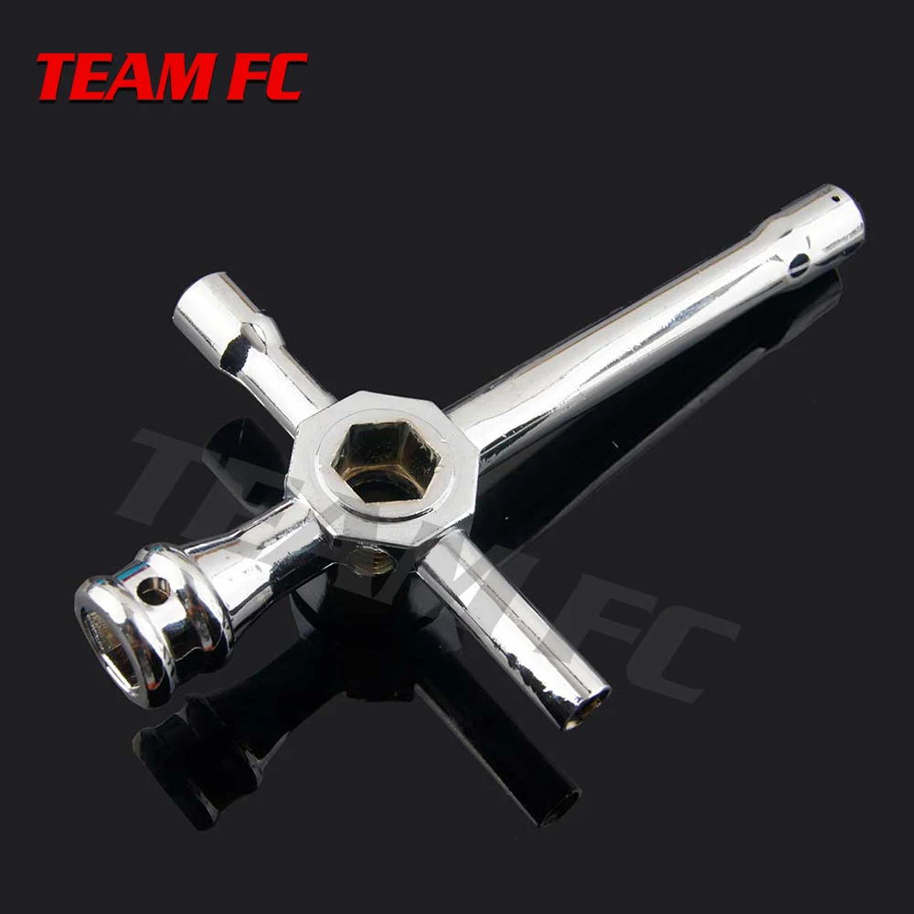 Large  Wrench Hex Socket for 1/10 HSP Model Car Aluminum Alloy Large  Hex NUT key Socket 5.5mm 7mm 8mm 10mm 17mm S118