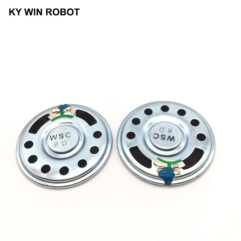 2pcs/lot New Ultra-thin speaker 8 ohms 2 watt 2W 8R speaker Diameter 50MM 5CM thickness 8MM