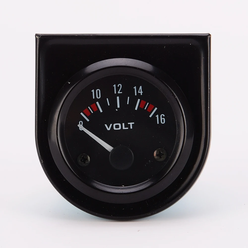 52mm 12V Digital Analog Electric Oil Pressure Volt Voltage Gauge Indicator Voltmeter Tachometer Detector for Car Motorcycle