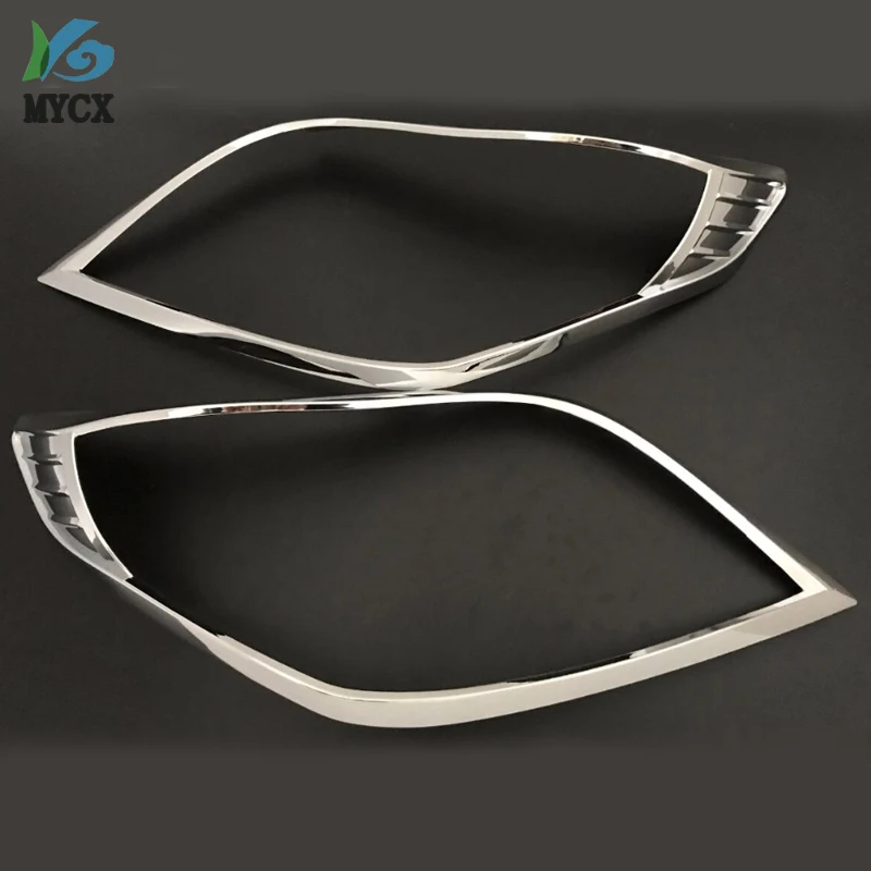 

2010-2013 Chrome head light cover For Toyota Land cruiser Prado 150 FJ 150 2011 2012 lamp cover accessories For Prado FJ150 ABS