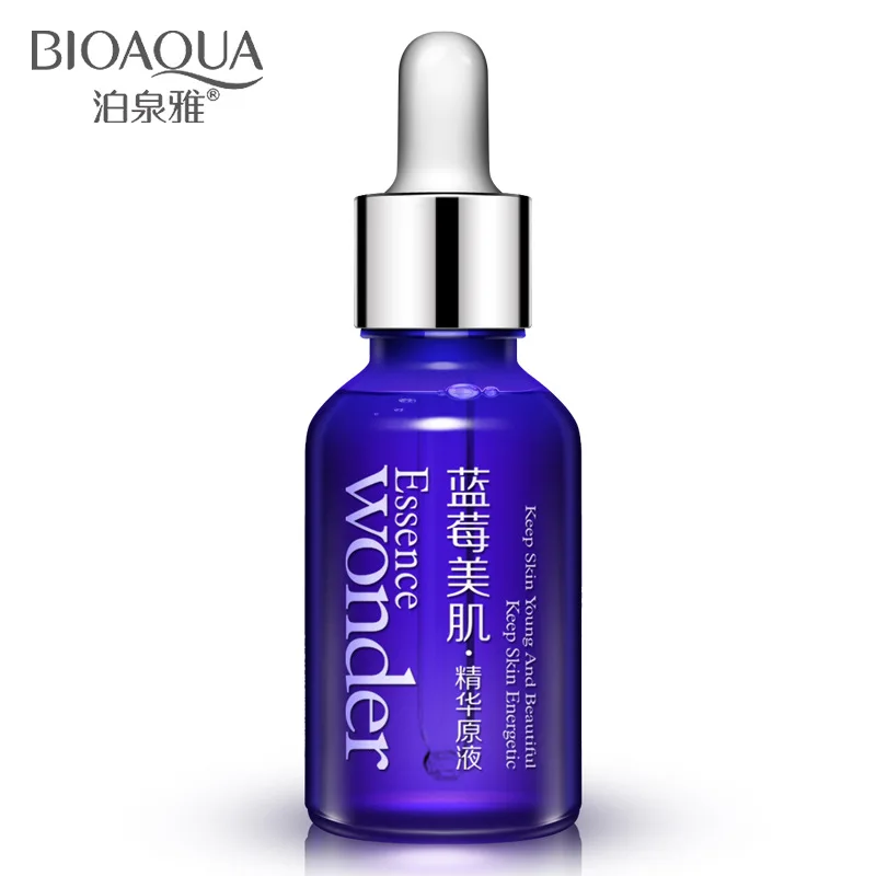 Moisturizing Repair Liquid Collagen Face Essence Serum Desalt Imprint Care Liquid Blueberry Plants Face Serum Water Skin Care