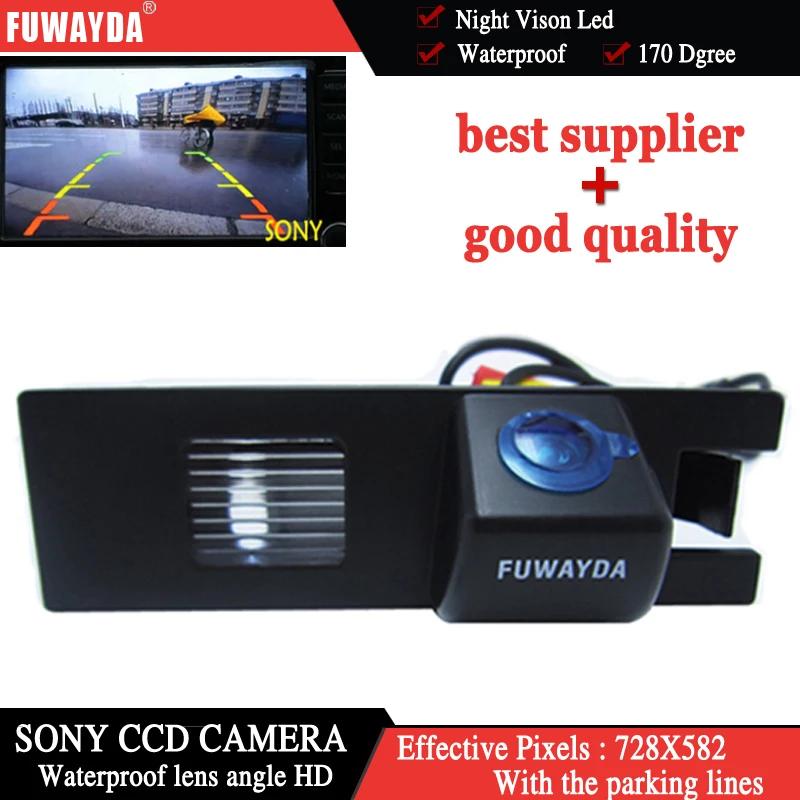 

FUWAYDA CAMERA CAR REAR VIEW REVERSE BACK COLOR SONYCCD/WATERPROOF/170 DEGREE/NIGHT VISION FOR OPEL Vectra Astra Zafira Insignia