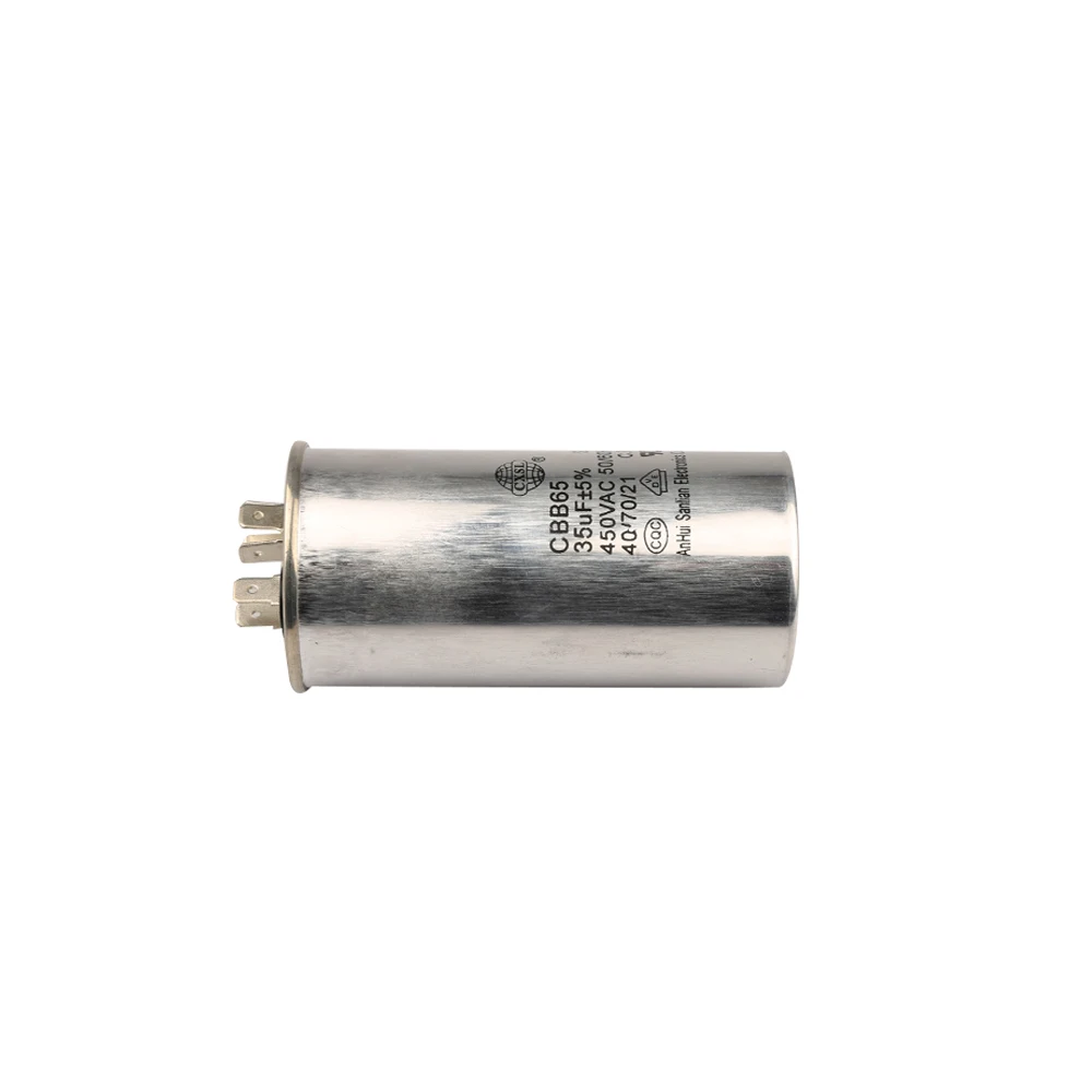 Motor Capacitor 30uf/35uf/40uf/50uf/60uf Air conditionin Explosion-proof Air Conditioning Start Capacitor CBB65 450V