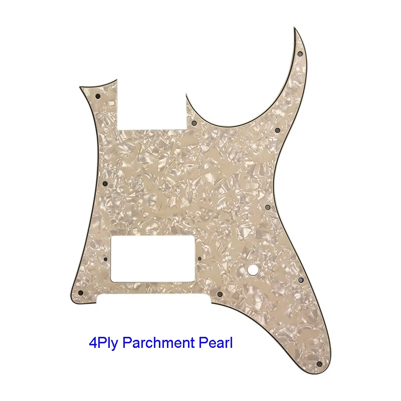 Pleroo-piezas de guitarra personalizadas, para MIJ Ibanez RG 350 EX, golpeador de guitarra en blanco con puente, pastilla Humbucker, placa de rascar