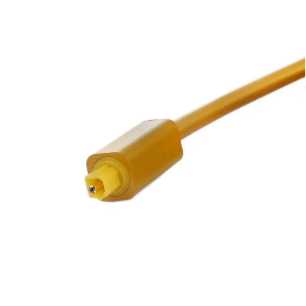 EMK Gold-Cable de fibra óptica para Audio Digital, Cable de conexión HD, 1m/2m/3m, 3,5mm, OD6.0