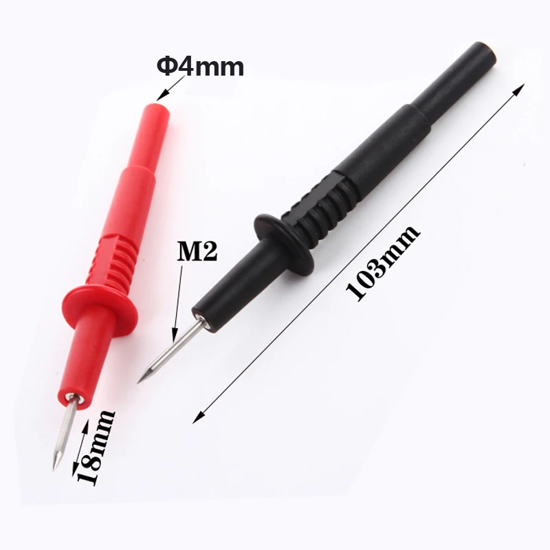 Nóng Đồng Hồ Đo Vạn Năng Bút Thử Chuối Jack Cắm Bút Chì Đầu Đo 2 Mm Đầu Kiểm Nghiệm Dòng Thử Bút Chì