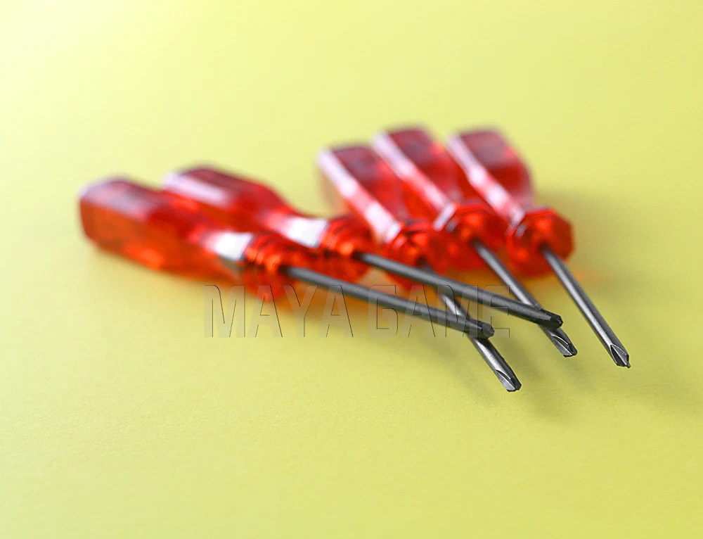 OCGAME 10 قطعة عالية الجودة الأحمر الثلاثي 2.5 مللي متر Y ثلاثي الجناح مفك ل NDS NDSL لوي