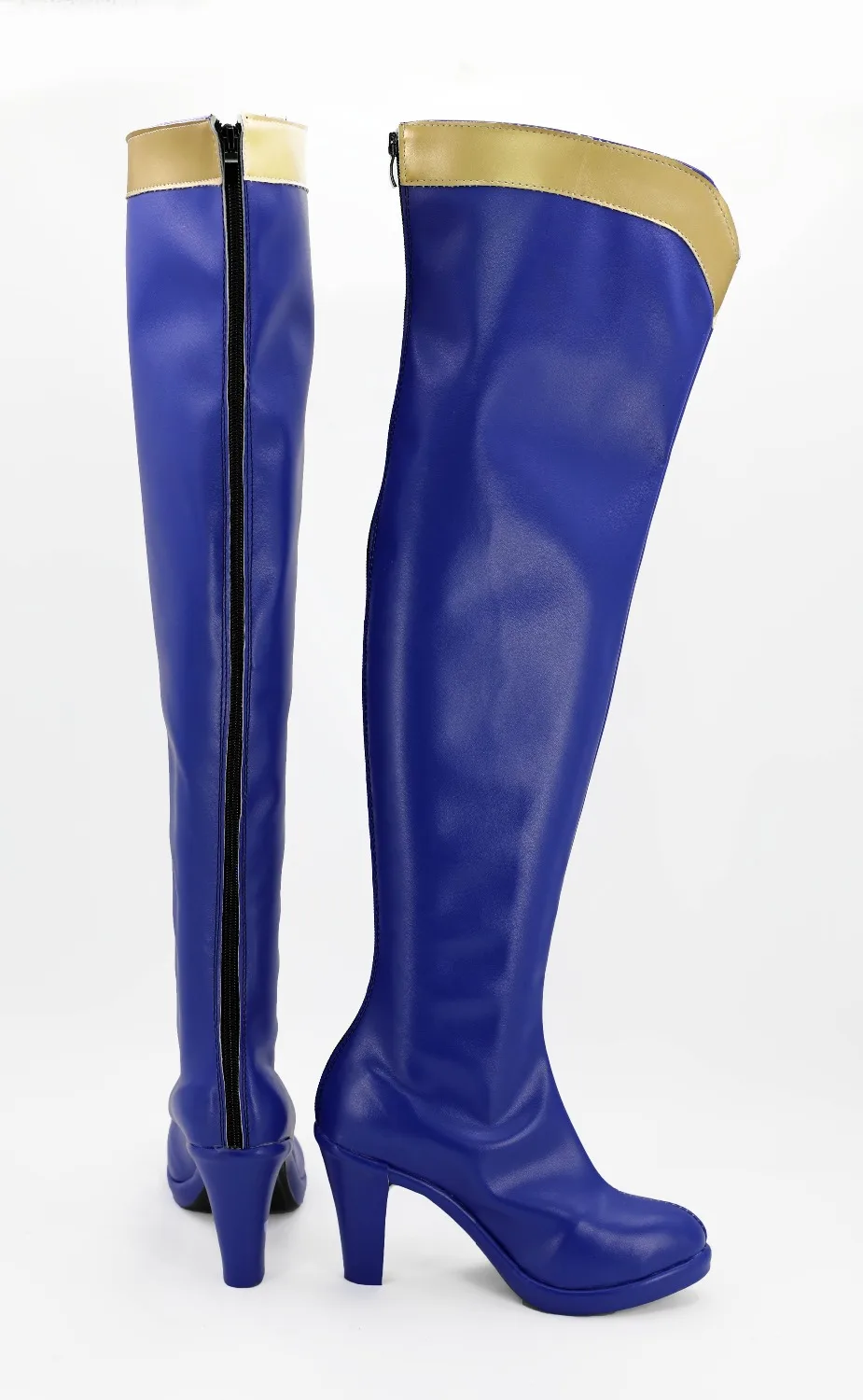 Aqua sapatos cosplay konosuba deuses bênção sobre este maravilhoso mundo aqua cosplay botas de salto alto sapatos feitos sob encomenda