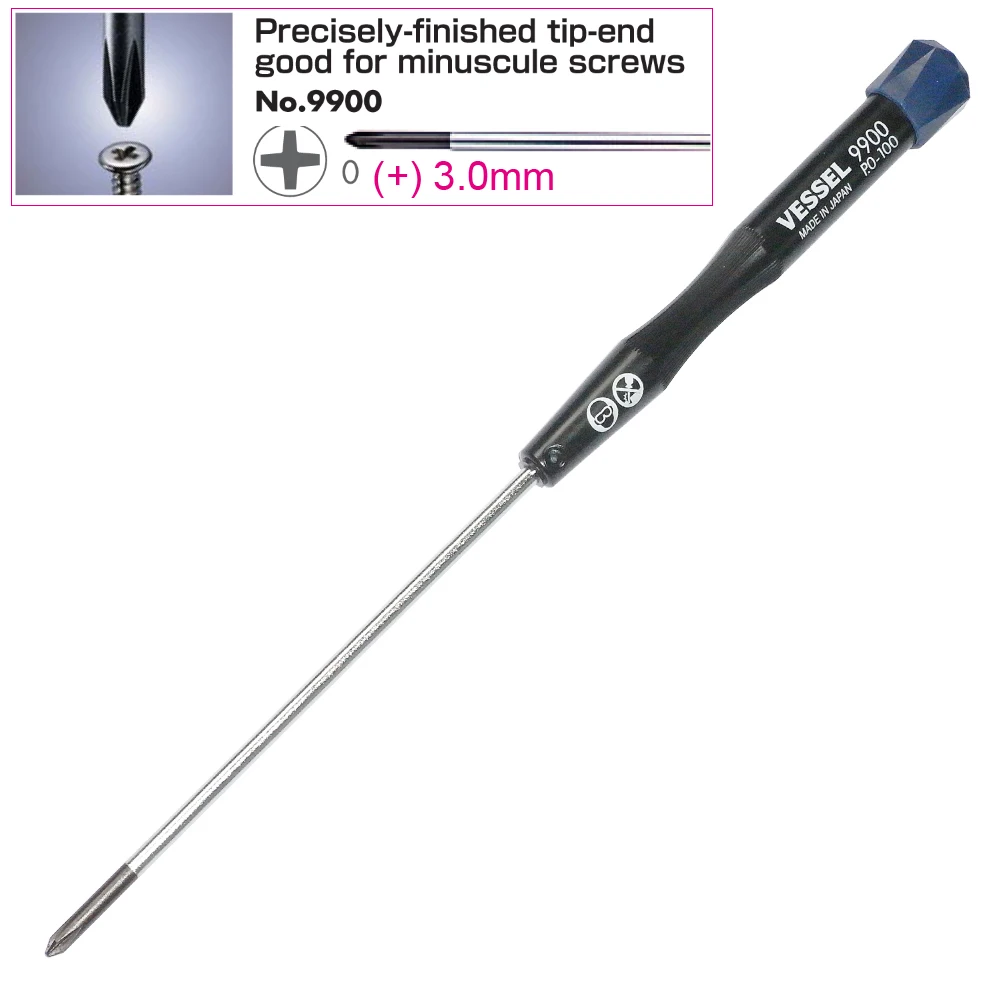 Original Japan Vessel No.9900E PH0 Precision Micro Screwdriver for Apple Thunderbolt Display 27