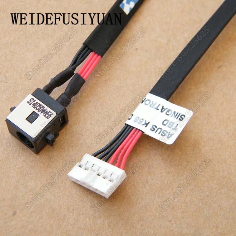 NEW AC DC Power Jack Socket IN Cable With Wire Harness For Asus X550 K550 X550C X550E X550CA X550V X550CC X550CL X552E