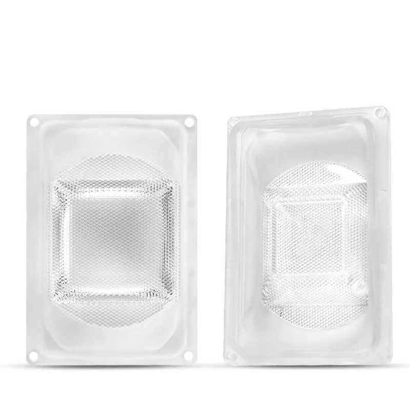 conjunto de refletor de lente led para lampadas cob inclui lente pc mais refletor mais anel de silicone protecao de lampada holofote diy 1 01