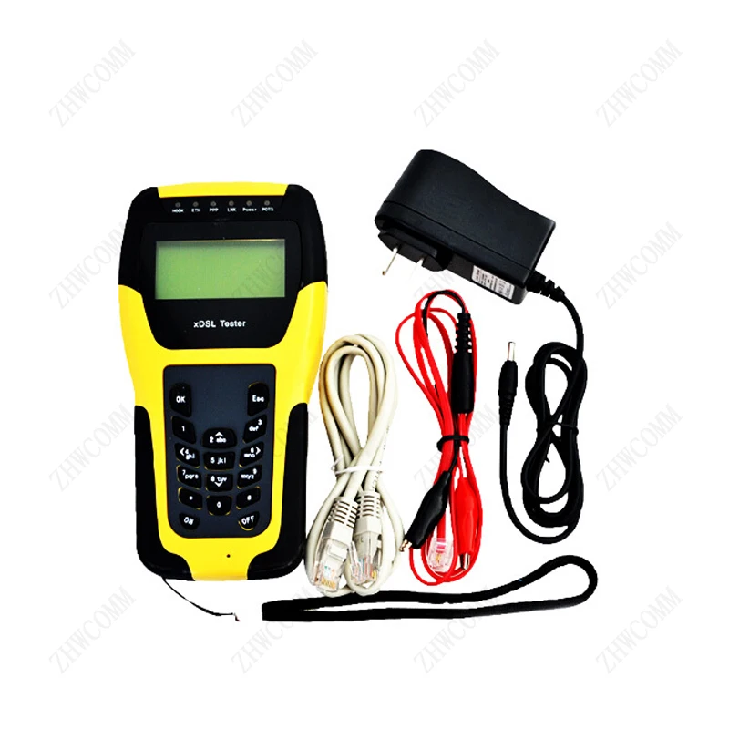 ZHWCOMM Handheld ST332B VDSL VDSL2 xDSL / DSL WAN LAN Tester Line Network /DMM test BY DHL