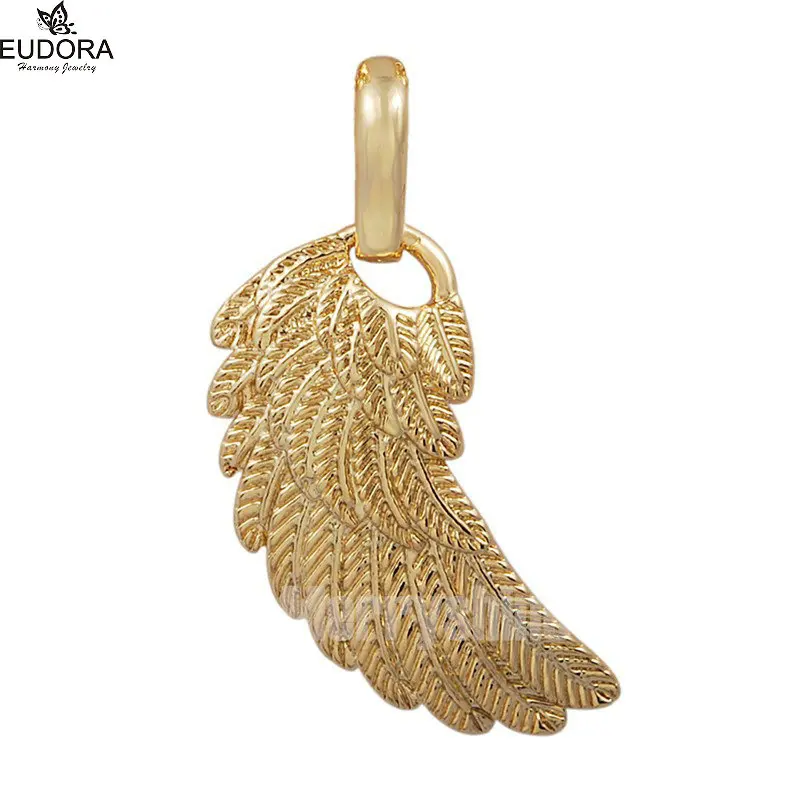 Eudora Angel Caller Wing Pendant Copper Metal Big Feature Pendants for Harmony Bola Fashion Jewerly