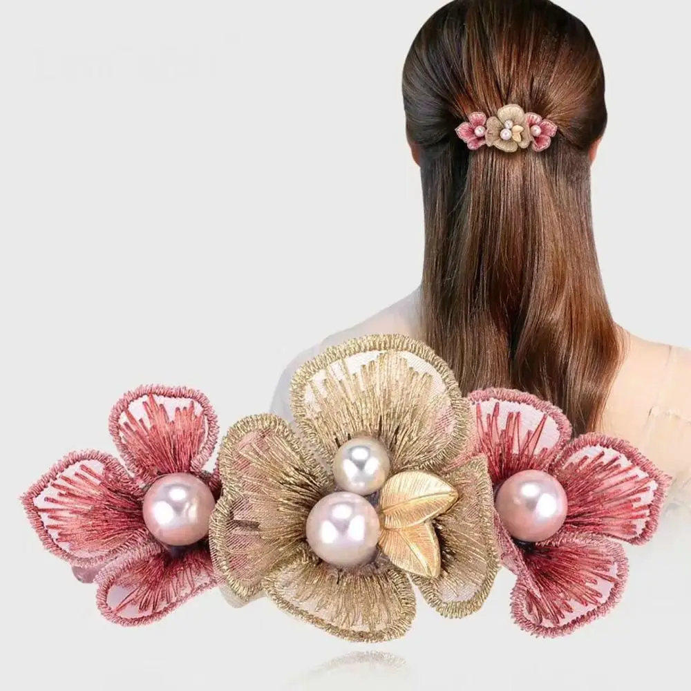 40PCS/lot Embroidery Lace Four Petals Appliques Gradient Translucent Single layer for Hair accessories,Garment Embellishment