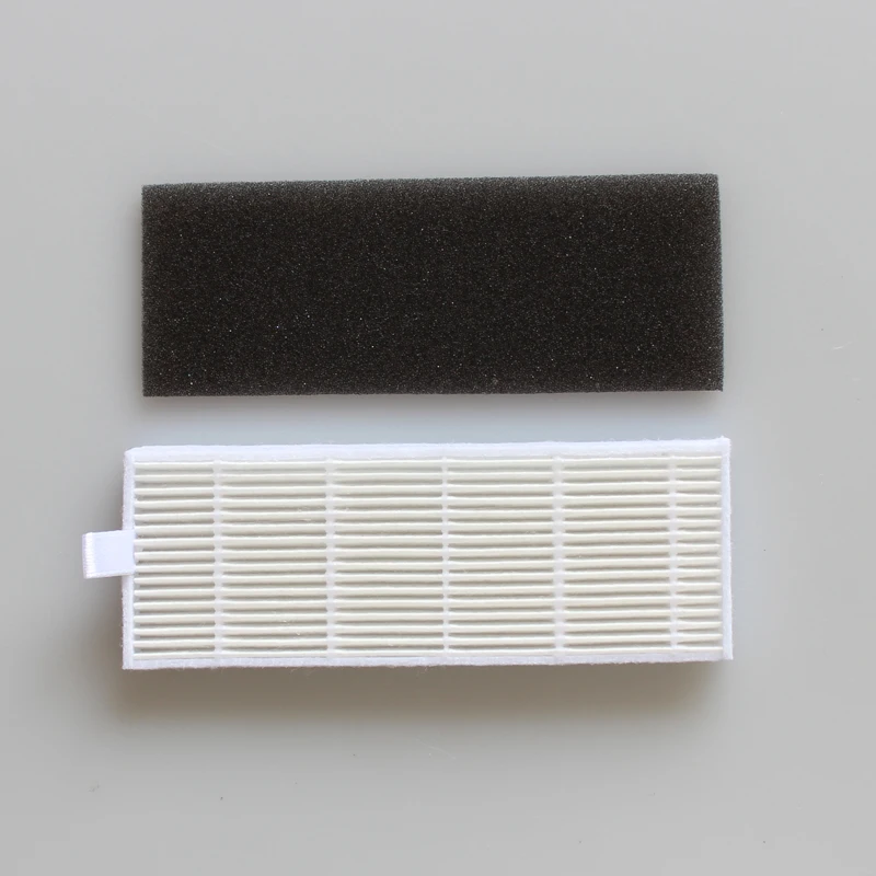 1 * фильтр + 1 * Губка + 2 * боковая щетка + 2 * тканевые аксессуары для швабры для ILIFE A6/x620/X623 Запчасти для робота-пылесоса