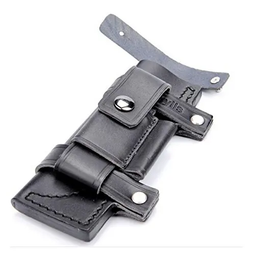 17cm Collectable Straight Man-made Leather Belt Sheath Scabbard for 7