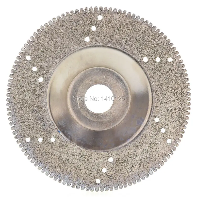 

100 mm 4" inch Diamond Coated Grinding Disc Wheel Serrated For Angle Grinder Grit 60 Arbor Hole 16 mm 5/8" Cutting Glass Stone