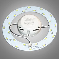 12W 18W LED Ceiling Light 24W Retrofit Fluorescent CFL Lamp Emergency Replace PCB Kit LED Ring Tube Lamp with Driver + Magnet