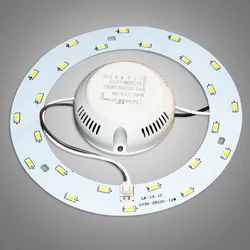 12W 18W LED Ceiling Light 24W Retrofit Fluorescent CFL Lamp Emergency Replace PCB Kit LED Ring Tube Lamp with Driver + Magnet