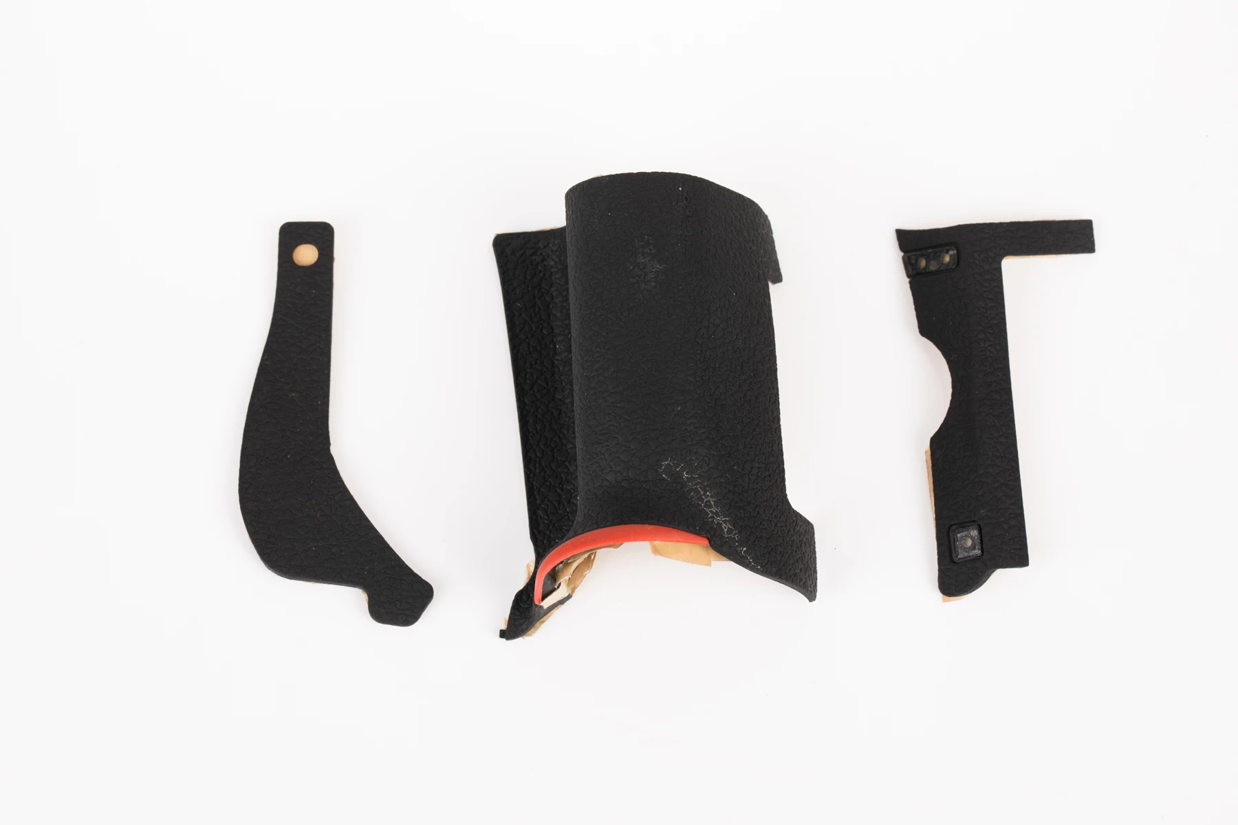 

A Set of 3PCS New original Bady rubber (Grip+left side+thumb) repair parts For Nikon D750 SLR