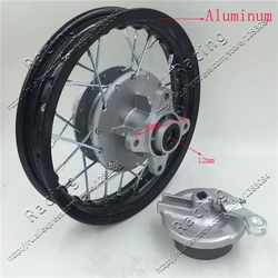 Rear 10 inch 28holes Aluminum Alloy Wheel Rims Drum Brake hub for dirt bike pit bike  CRF Kayo BSE Apollo