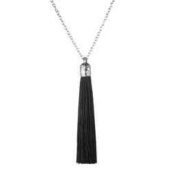 Boho Tassel Pendants Necklaces For Women Ethnic Vintage Statement Fringe Bohemian Long Necklace Collier Chain Fashion Jewelry