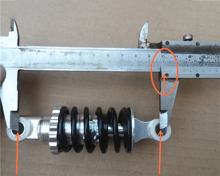 Electric Bike Rear Shock Absorber, Suspension Models, Small Damping, Bicycle Accessories, CR-2