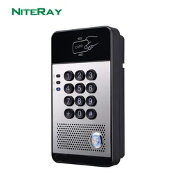 TCP IP Door Access Control SIP Door Bell VoIP Door Phone Audio Intercom System Support PBX con funzione PoE