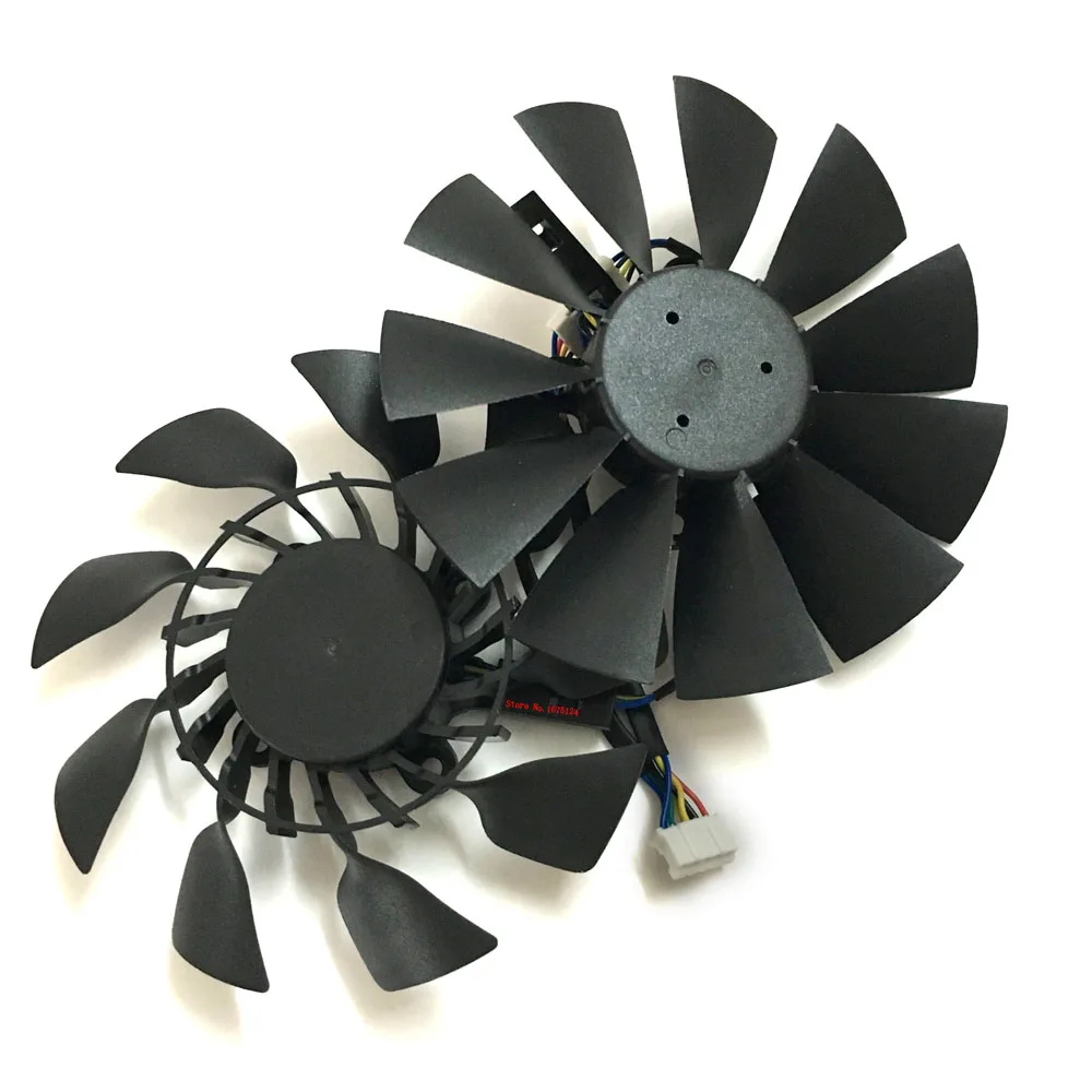 1 Set T129215SU,GPU VGA Fan,Graphics Card Cooler For ASUS R9 390X-DC2-8GD5,R9 290-DC2-4GD5,R9 280X-DC2-3GD5