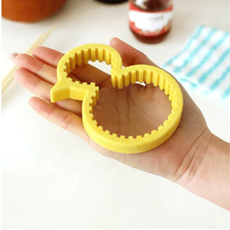 200Pcs/lot Cute Little Yellow Duck  Silicone bottle opener