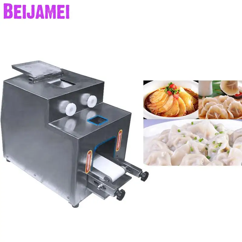 BEIJAMEI 100 piece / min Chinese Dumpling Wrapper Making Machine Commercial Industrial Wonton Dumpling Skin Maker Machine