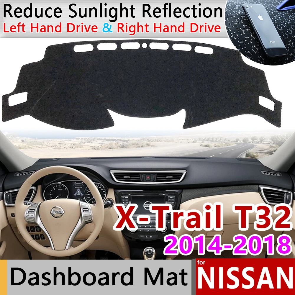 

for Nissan X-Trail T32 Rogue 2014~2018 Anti-Slip Mat Dashboard Cover Pad Sunshade Dashmat Accessories 2015 2016 2017 XTrail