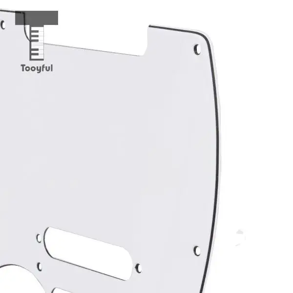 Tooyful High Quality White 3 Ply PVC Electric Guitar Pickguard for Telecaster Strat Style Replacement Electric Guitar Wholesales