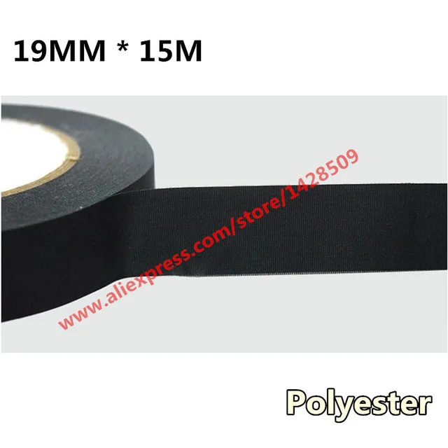 19mmx15m Universal Flannel fabric Cloth Polyester Tape automotive wiring harness flannelet glue high temperature tape