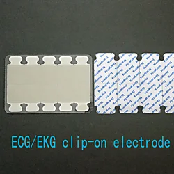 100pcs Disposable ECG EKG accessories the patient EKG clip-on electrode pad