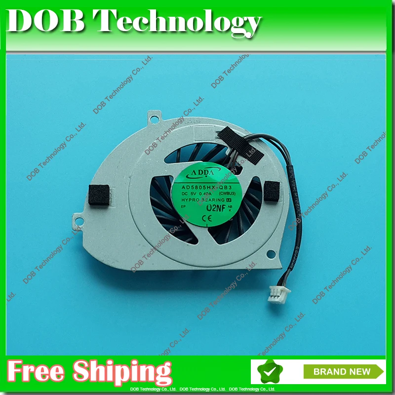 

laptop cpu cooling fan for Toshiba Satellite T130 T131 T132 T133 T135D T135 AD5805HX-QB3 KSB0405HA-9E73 CWBU3 new