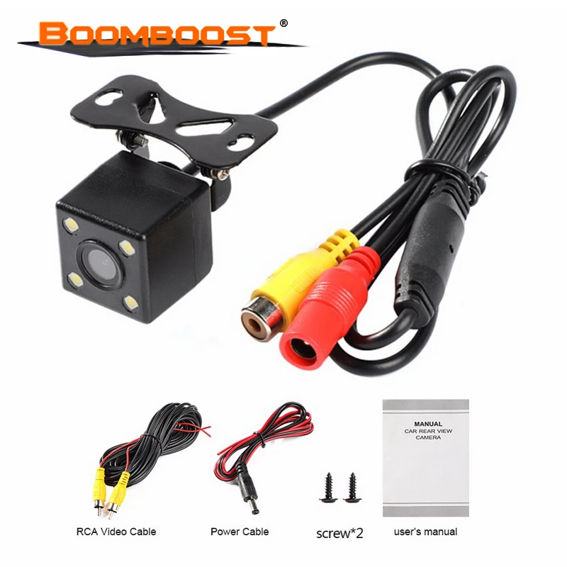 hot!! Waterproof Backup Camera 170 Degree View Angle CCD Car Rear View Camera night vision with 4LED