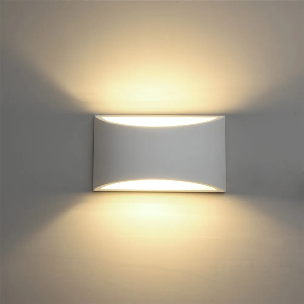 

Modern LED Wall Sconce Lighting Fixture Lamps 5W Indoor Plaster Wall Lamps for Living Room Bedroom Hallway Home Room Decor