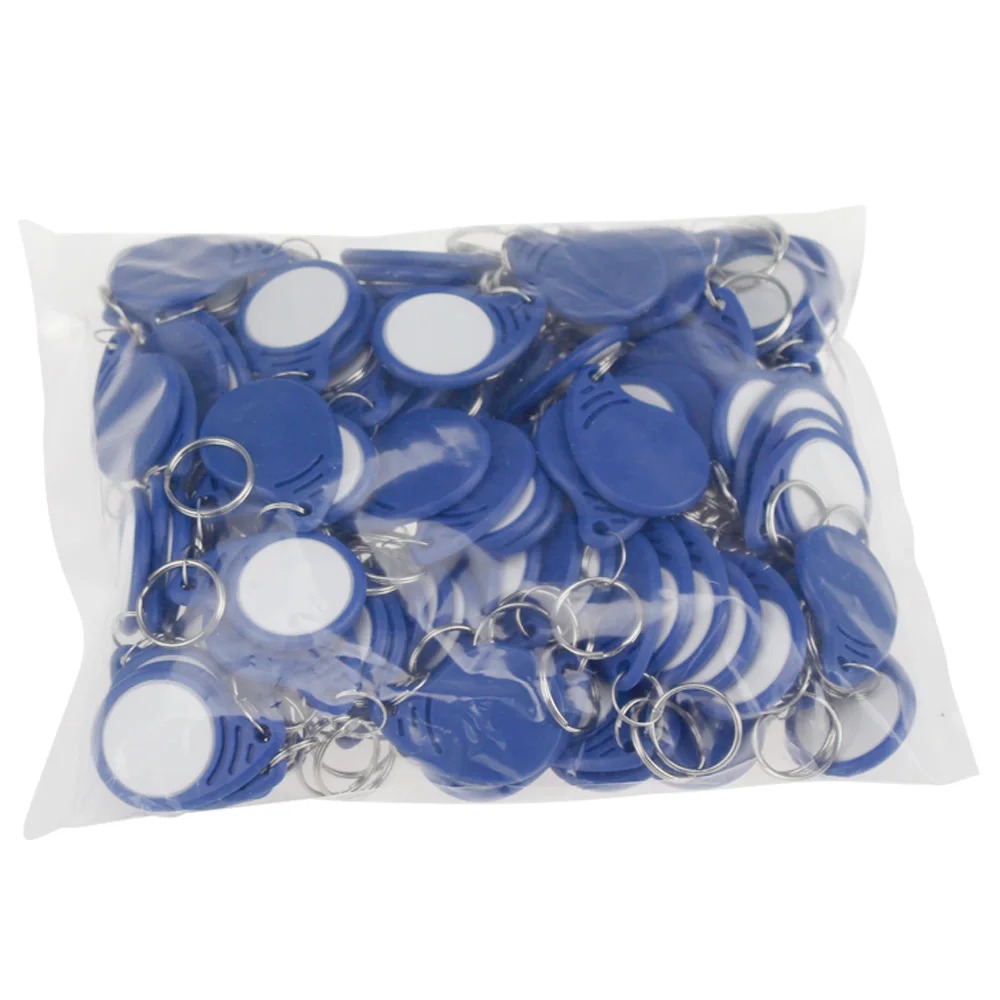 Nieuwe Collectie RFID IC keyfobs 13.56 mhz sleutelhangers NFC key tags ISO14443A MF Klassieke 1 k token tag voor smart toegangscontrole systeem