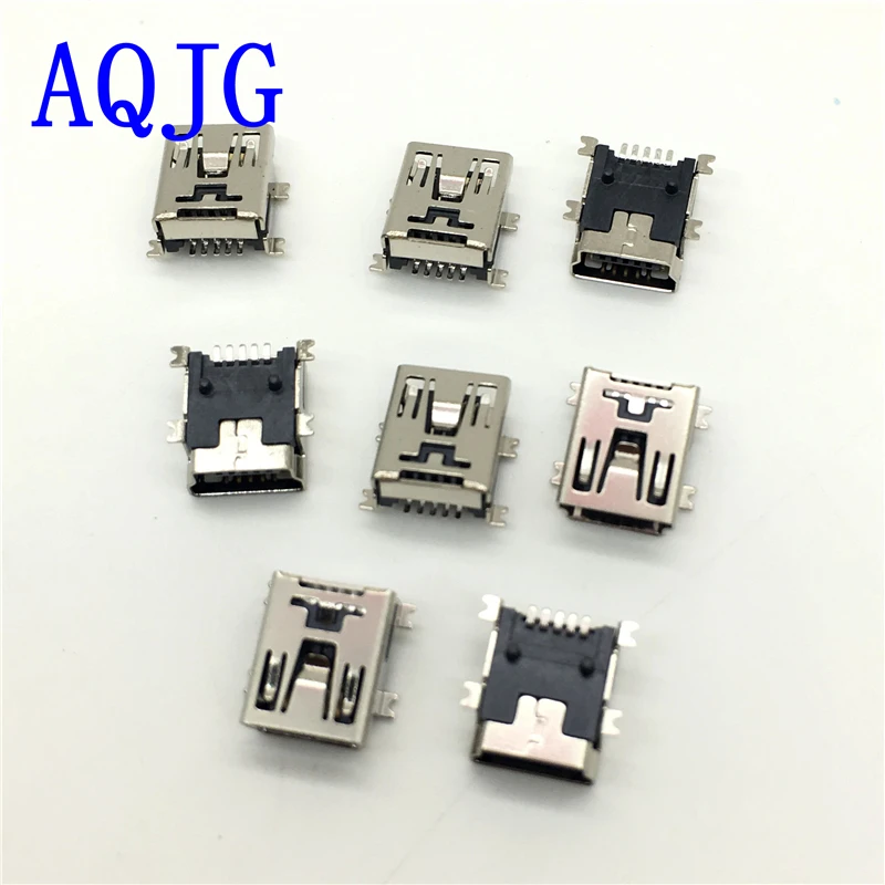 

200pcs Mini USB connector SMD USB Data interface 5pin 5 needle mini Micro usb socket AQJG