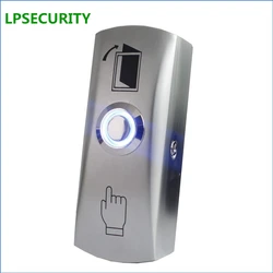 NO COM  LED light Exit Button Exit Switch For Door Access Control System Door Push Exit Door Release Button Switch