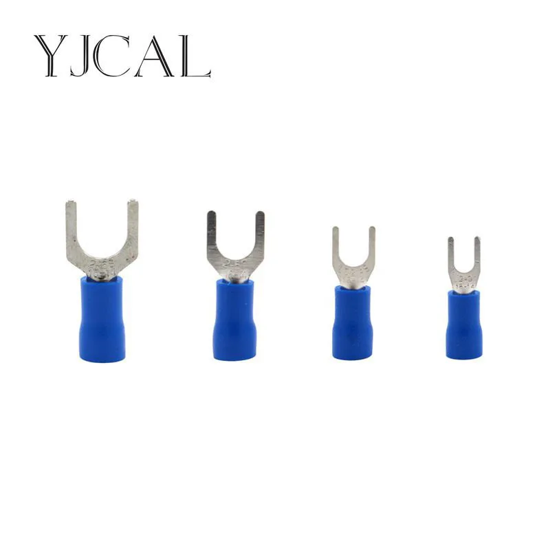 1000PCS Blue Crimp Terminal SV2-3 SV2-4 SV2-5 SV2-6 Combination Cable Wire Connector Ring Insulated Terminal Block A.W.G 16-14