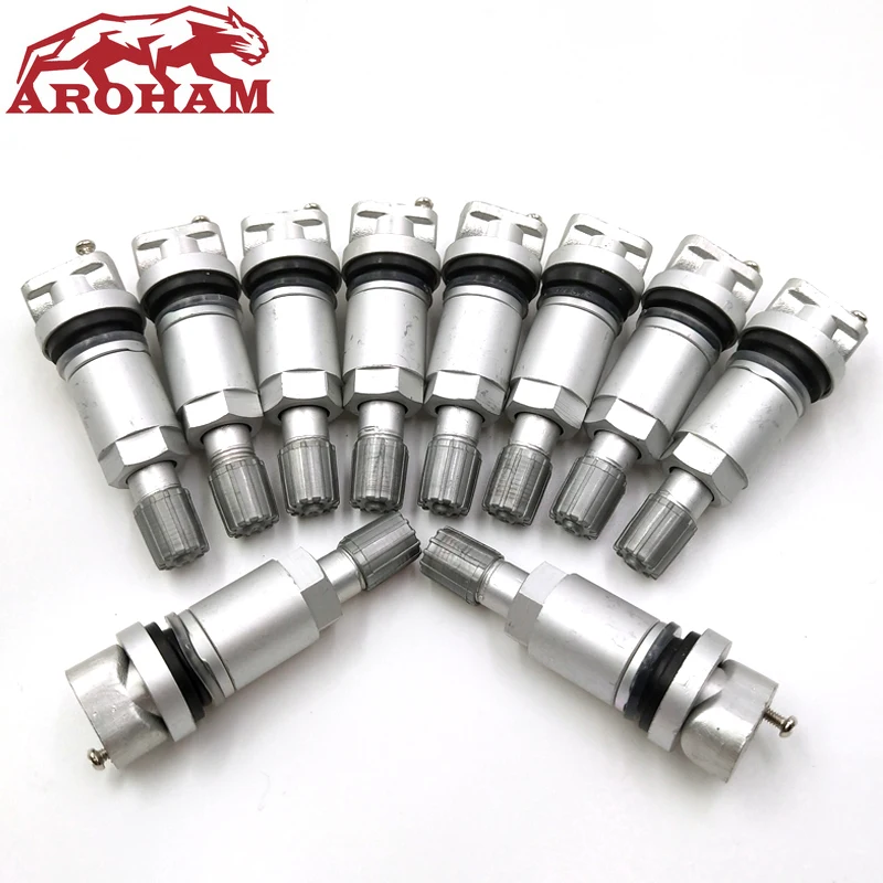 

Aroham 10pcs/lot TPMS Tire Valve For Land Rover Range Rover Tyre Pressure Monitoring System Sensor Repair Kit