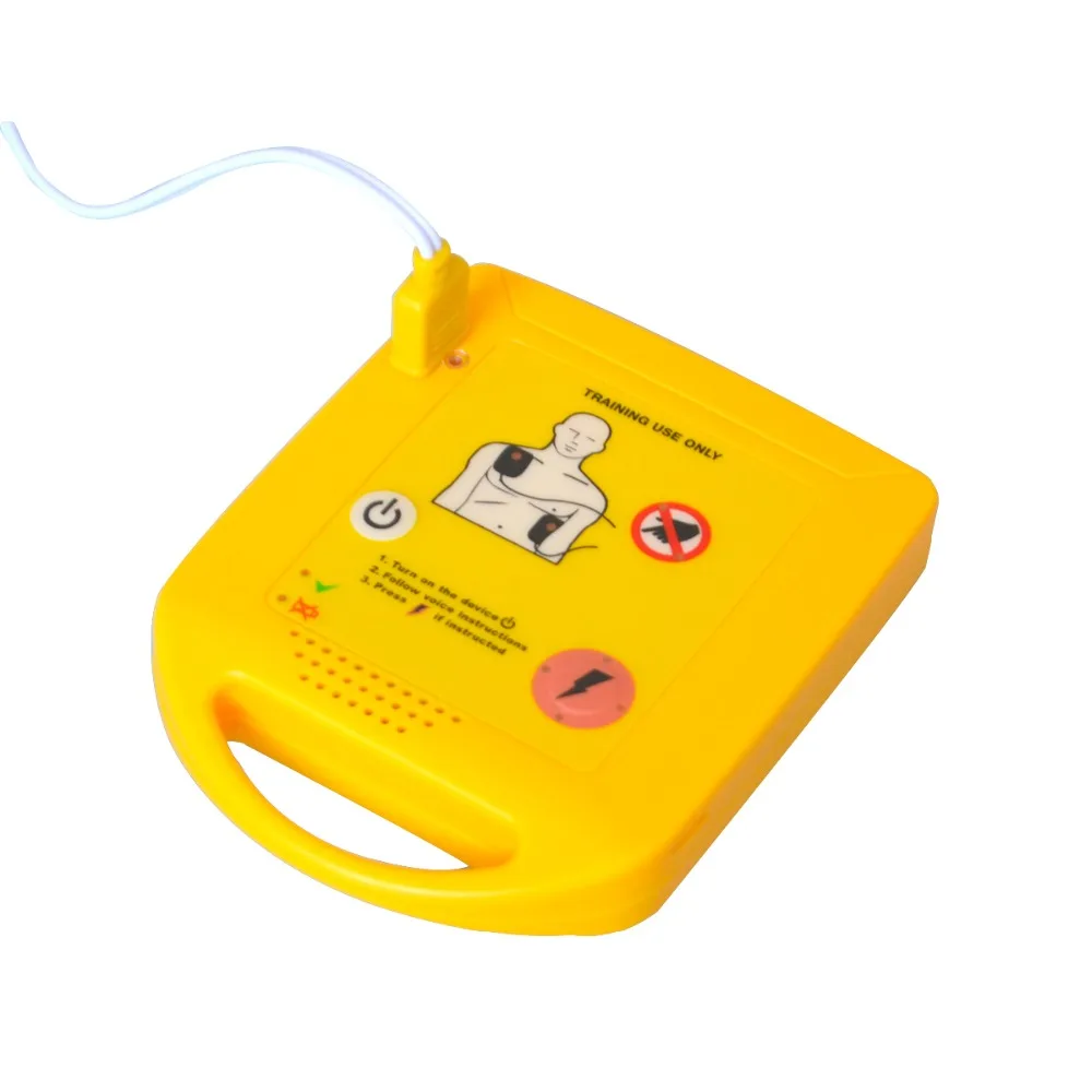 Mini AED Trainer XFT-D0009 English Voice Prompt Defibrillator Universal Trainer For Cpr School Student First Aid Training