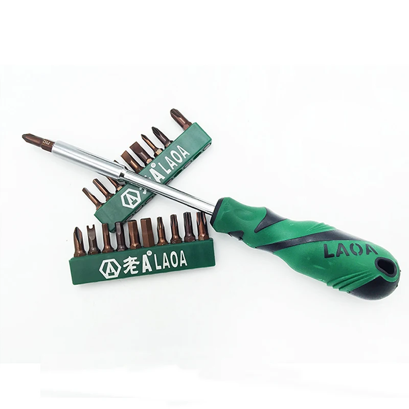 LAOA 20PCS Multi-funzione Cacciavite Magnetico Strumenti di Durezza HRC60 Professionale Punte Cacciavite Kit di Riparazione