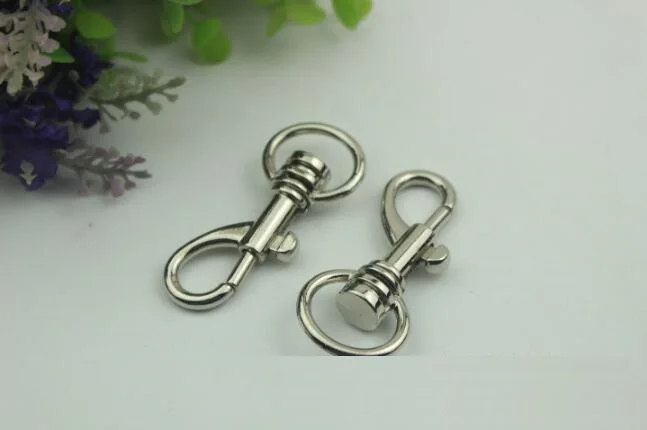 (20 pieces/lot) luggage handbag hardware accessories high-grade bag with side ring hook link keychain metal accessories