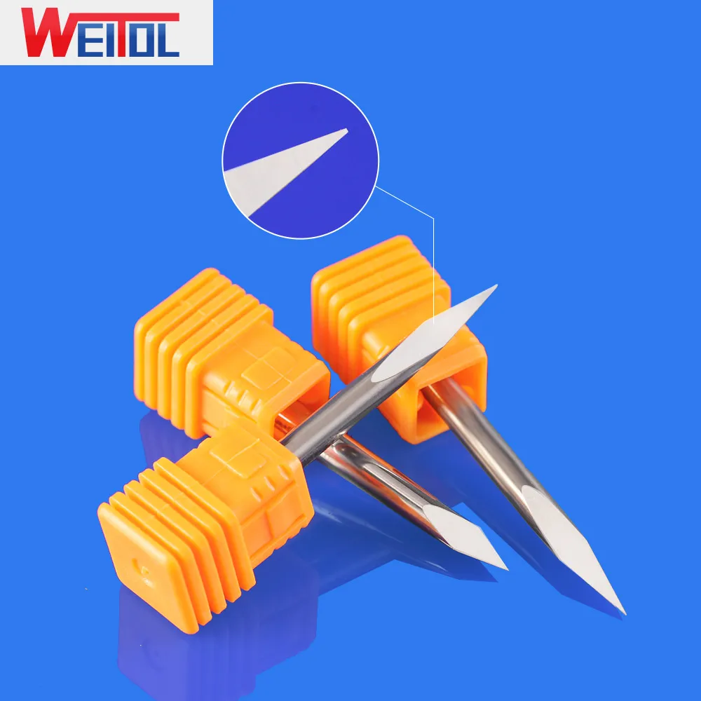 WeiTol 5A 1 шт. 4 мм V-образная карбидная печатная плата 0,1 мм 30 градусов гравировальное долото фрезерный станок с ЧПУ