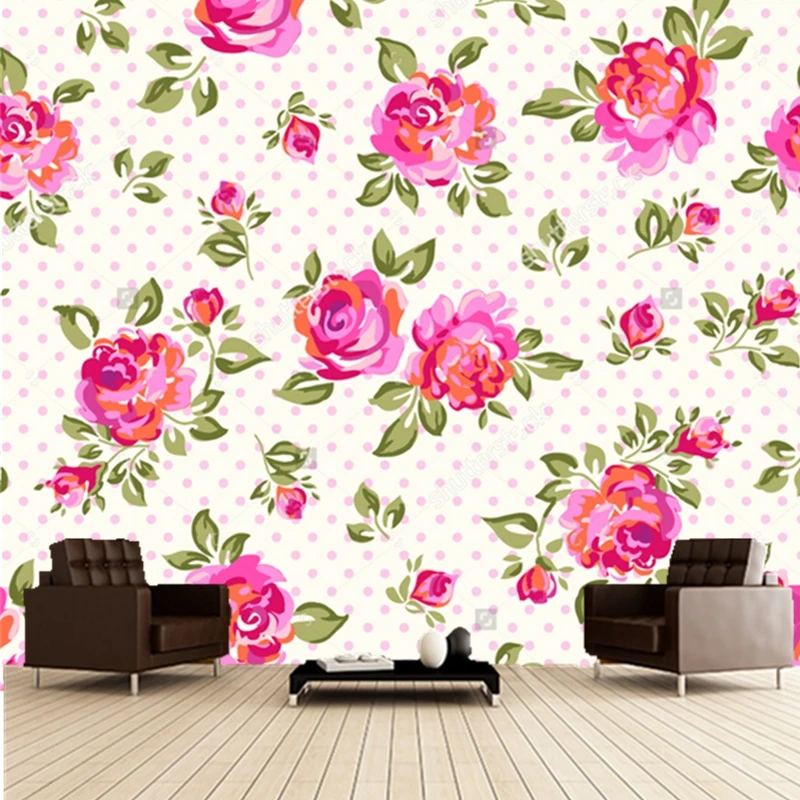 

Custom floral wallpaper,rose,3D retro wallpaper for the living room bedroom restaurant background wall waterproof wallpaper