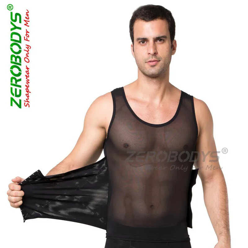 2023 Male Waist Trainer Vest Black White Tummy Tuck Belt Weight Loss Corset Belly Reducer Stomach Girdle M,L Body Shaper For Men